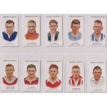 Cigarette cards, Carreras, Footballer's (small titles) (set, 75 cards) (vg)