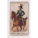 Cigarette card, British & Colonial Tobacco Co, Armies of the World, type card, Norway - Officer of