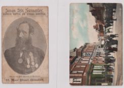 Trade card, James Ikin Nunnerley, Clothier, Hatter & General Outfitter, Ormskirk, 'P' size card