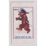 Cigarette card, J.M. Brown, Army Pictures, Cartoons etc, type card, 'Now We Shant Be Long' (gd) (1)