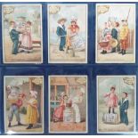 Trade cards, Liebig, Scenes of Children IV, ref S262, French issue (set, 6 cards) (gd)