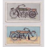 Cigarette cards, Taylor Wood, Motor Cycle Series, two cards, nos 4 & 11 (fair/gd) (2)