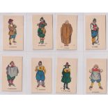 Cigarette cards, Westminster Tobacco Co, Merrie England Studies, (set, 40 cards) (gd)