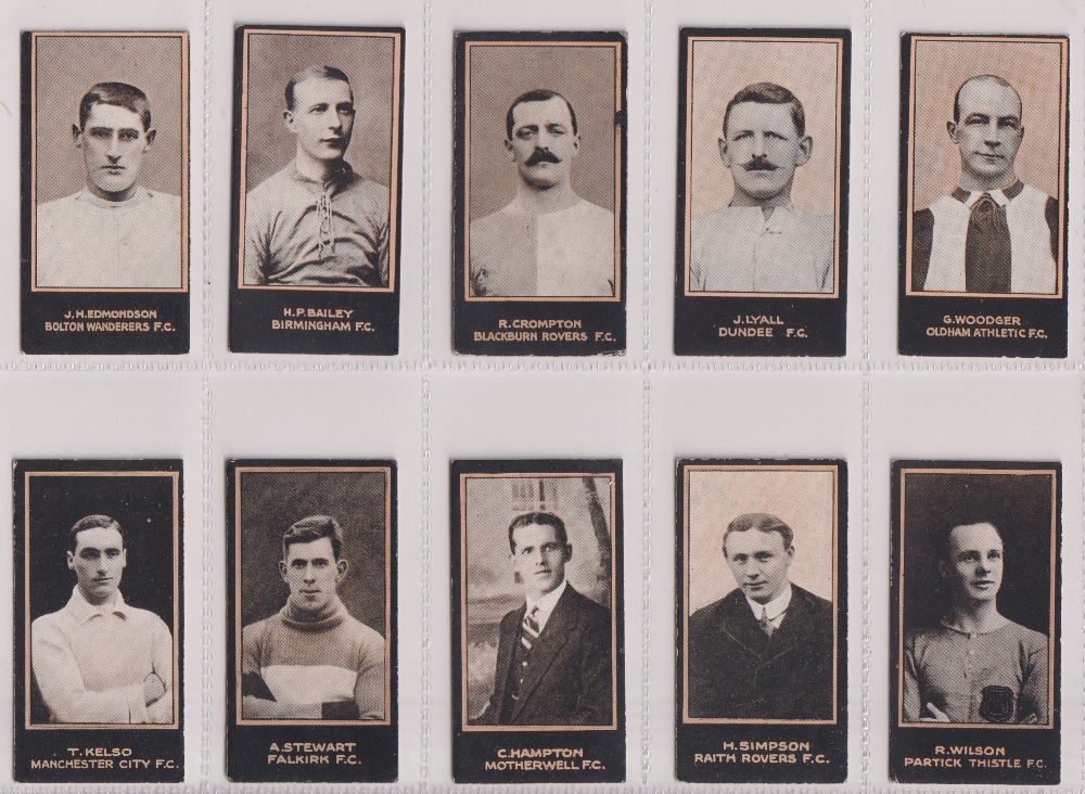 Cigarette cards, Smith's, Footballers (Titled , mixed dark & light blue backs) inc. Meredith, - Image 7 of 30