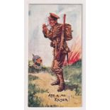 Cigarette card, Martins, 'Arf A Mo Kaiser!', advertising card (vg) (1)