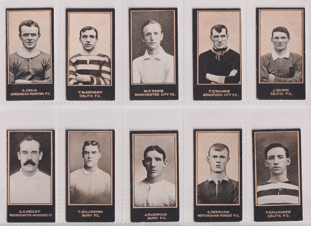 Cigarette cards, Smith's, Footballers (Titled , mixed dark & light blue backs) inc. Meredith, - Image 9 of 30