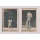 Cigarette cards, Ogden's, Cricketers & Sportsmen, Cricketers, two cards, F.G.J. Ford & J.T.