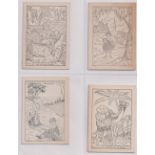 Trade cards, USA, Lord Calvert Coffee & Jesper Tea Puzzles Cards, 'L' size (set of 15 cards plus