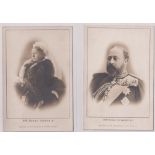 Cigarette cards, Player's, The Royal Family, 'P' size (set, 6 cards) (sl age toning, gen gd)
