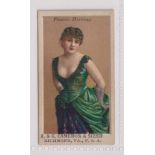 Cigarette card, USA, Cameron & Sizer, Actresses, type card, ref N488, picture no 35, Fannie