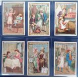 Trade cards, Liebig, Scenes of Children V, ref S263, (set, 6 cards) (gd)
