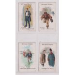 Cigarette cards, Newbegin, Well Known Proverbs, four cards, 'A Friend in Need is a Friend