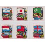 Trade cards, Anglo American Chewing Gum Ltd, Flags of the Nations (Wax paper issue) (set, 36