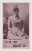 Cigarette card, Muratti, Actresses, Collotype, 'P' size, type card, Miss Florence Monteith (gd) (1)