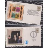 Stamps, GB collection of mainly Benham first day covers in 8 albums. 100s