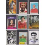 Trade cards & Autographs, Football, Manchester United, a collection of 80+ signed trade cards,