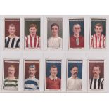 Cigarette cards, Churchman's, Football Club Colours (20/50, nos 3, 4, 9, 10, 11, 14, 20, 24, 25, 26,