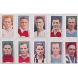 Cigarette cards, Phillips, two sets, Famous Footballers (50 cards) & International Caps (50