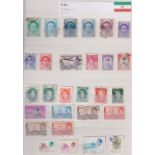 Stamps, Collection housed in 7, 64 side stockbooks Aden-Japan, mint and used including Argentina,