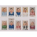 Cigarette cards, Gallaher, Footballers (51-100) (set, 50 cards plus one duplicate) (gd)