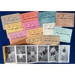 Trade issues, Sporting Mirror, Football Letter Cards, set of 15 drop-down folders containing