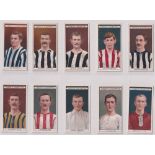 Cigarette cards, Ogden's, Football Club Colours, (set 51 cards) (gd)