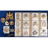 Military Badges, 18 reproduction Scottish Regiment badges to include Royal Scots Piper, Royal