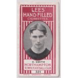 Cigarette card, Lees, Northampton Town Football Club, type card no 321 C. Smith (vg) (1)
