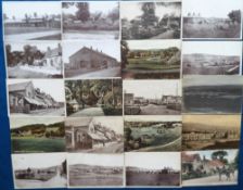Postcards, Wiltshire, a good collection of approx. 81 cards of Tidworth, with many RPs of station