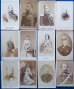 Photographs, Carte de Visite, a good selection of 13 photos of foreign royalty inc. King of Prussia,