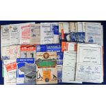 Football programmes, a collection of 70+ 1950/60's programmes including Shrewsbury v Walsall 51/