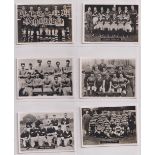 Cigarette cards, Ardath, Photocards 'D' (Scottish Football Teams), 57 different cards all with red