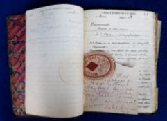 Guinness Journal, a rare 100+ page hand-written journal by J C Haines, a Guinness employee detailing