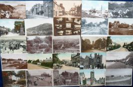 Postcards, a North Wales selection of approx. 93 cards, with RPs of St Mary's College Bangor, Loch