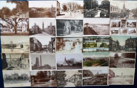 Postcards, Lincolnshire, a collection of approx. 73 cards, with RPs of Mill on the Floss, George