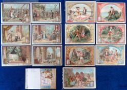 Trade cards, Liebig, four German language sets, S221 Otello (Opera), S223 Paul & Virginia, S229,