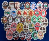 Beer labels, Flower & Sons, Stratford on Avon, a mixed selection of 62 vertical oval labels (27