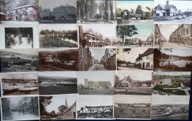 Postcards, a Devon (31), Dorset (6) and Oxfordshire (40) mix of approx. 77 cards, with RPs of