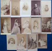 Photographs, Carte de Visite, a selection of 14 photos of UK Royalty, mostly various images of the
