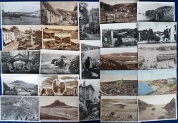 Postcards, Cornwall, a collection of approx. 180 cards, RP's & printed, various locations inc.