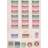 Stamps, GB KGV-QEII mint and used duplicated collection housed in 3 64 page stockbooks. Includes