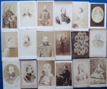 Photographs, Carte de Visite, a selection of 18 Royalty photos, inc. Prince Consort, Duke of