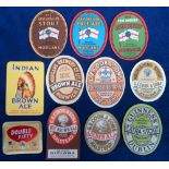 Beer labels, a selection of 11 labels from G E Cook of Halstead (4) and Morgan's Brewery of Norwich,