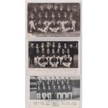 Cricket postcards, Australia, three postcards showing the Australian Team, 1926, 1938 & 1961 (