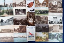 Postcards, Surrey & Sussex, a collection of approx. 150 cards, RP's & printed, various locations