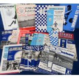 Football programmes, a collection of 170+ programmes, all 1960's, various Clubs inc. QPR, Leeds Utd,