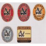 Beer labels, a mixed age selection of 33 labels, William Butler & Co, Wolverhampton (5), James