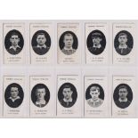 Cigarette cards, Taddy, Prominent Footballers (No Footnote, 1907), Notts Forest, 10 cards,