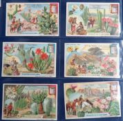 Trade Cards, Liebig, 10 sets of French edition cards (6 cards in each set), S881 Automobiles (gd),