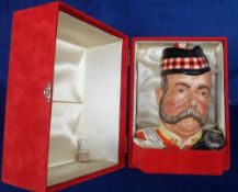 William Grant, Royal Doulton Character Jug, original box, complete with paper labels, designed and